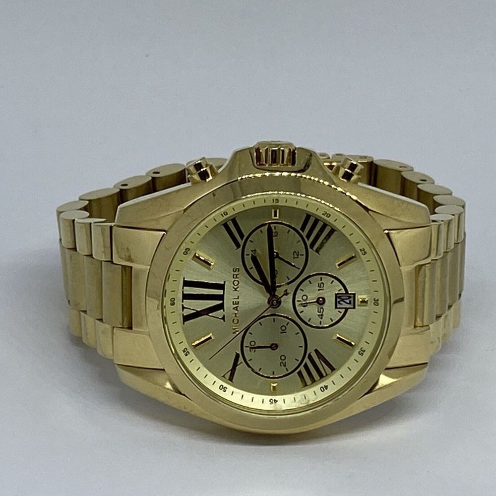 Michael Kors Bradshaw MK5605 Womens Stainless Steel Analog Dial Wrist Watch RQ35 - Picture 7 of 12